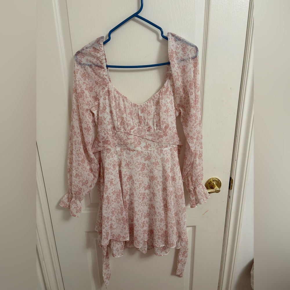 Floral Long Sleeve Dress
